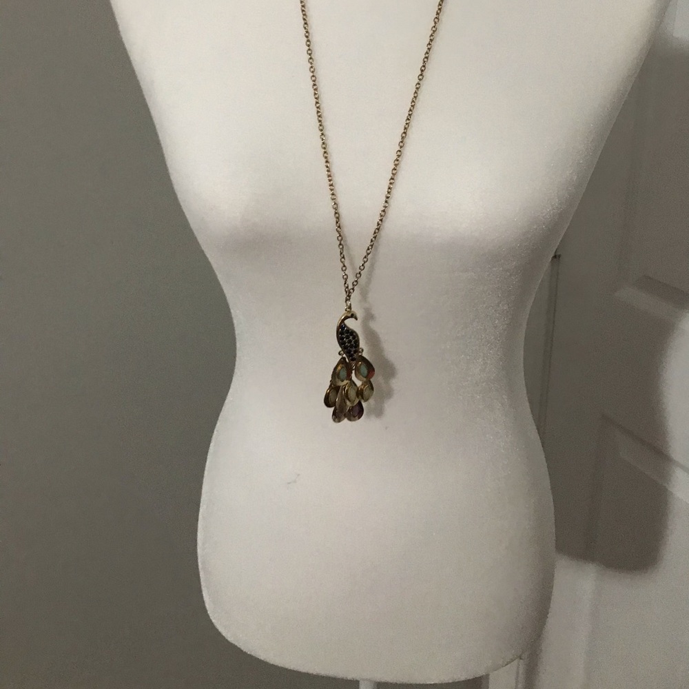 Adjustable Peacock Necklace. 🦚